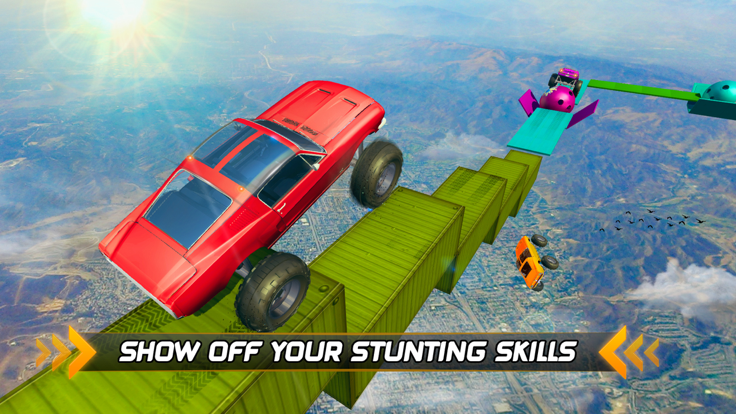 Impossible Ramp Driving Stunts截图4