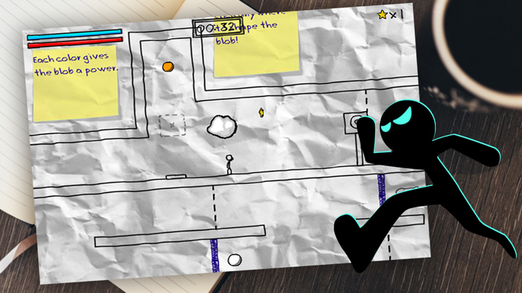 火柴人纸上涂鸦跑酷大冒险截图4