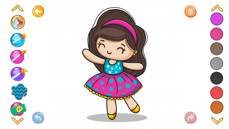 Doll Dresses Coloring Book截图3