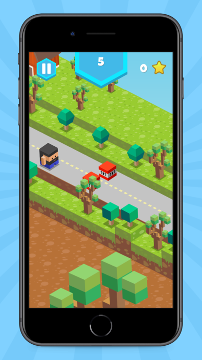 Crossy Blocky Cross The Road截图3