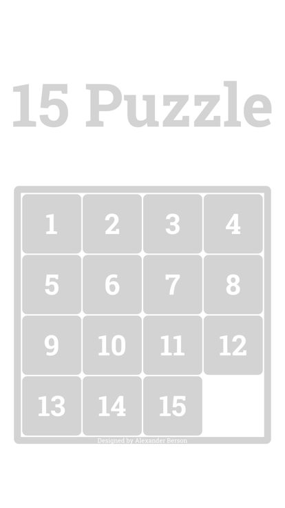 15 Puzzle for Kids*截图1
