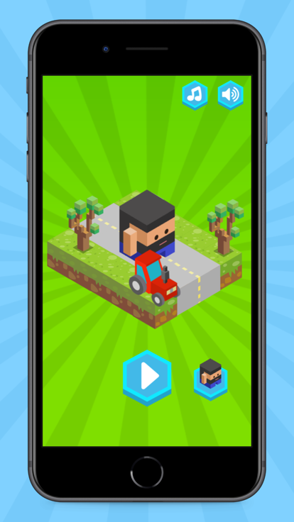 Crossy Blocky Cross The Road截图5