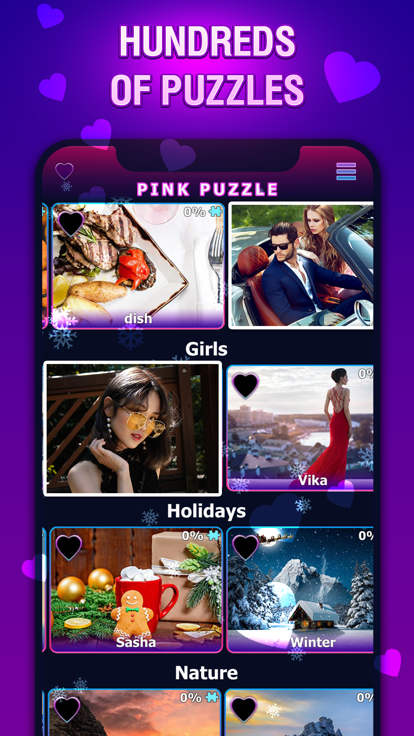 Pink Jigsaw Puzzles截图4