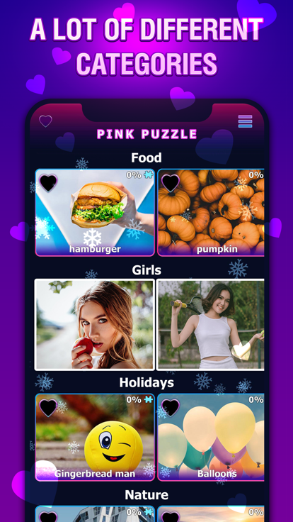 Pink Jigsaw Puzzles截图3