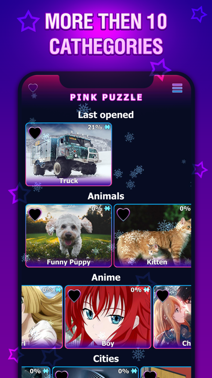 Pink Jigsaw Puzzles截图5