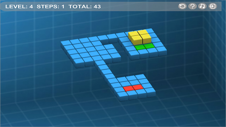 滚动的方块3D － 逻辑技巧挑战截图1