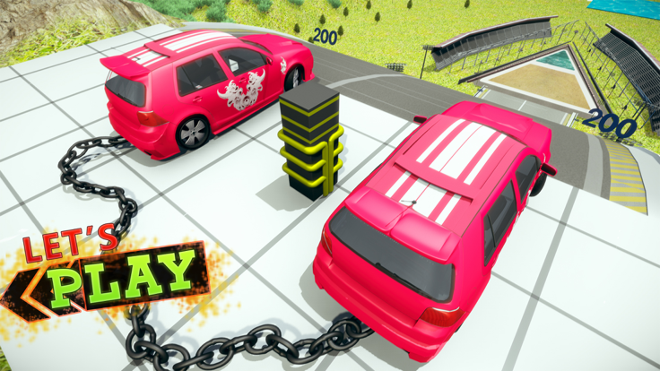 Chained Car Crash Beam Driving截图5