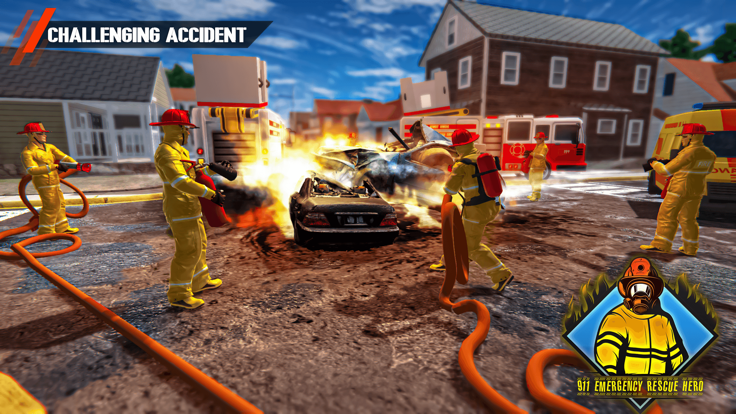 911 Emergency Rescue Hero Sim截图4