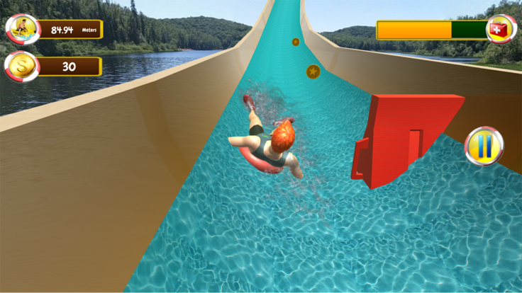 Slip And Slide On Tubing Slide截图4