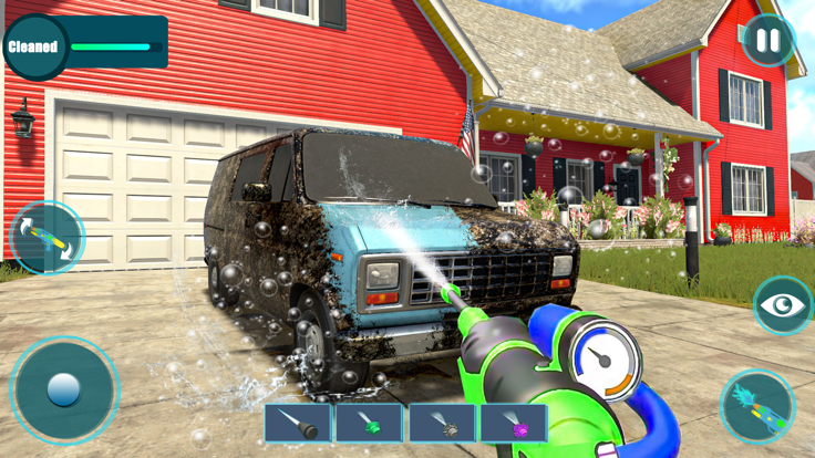 Power Gun Washer Simulator 3D截图3