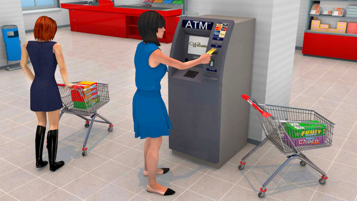 Hypermarket Cashier Game 3D截图1