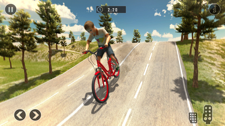 Kids BMX Bicycle Taxi Sim 2018截图4