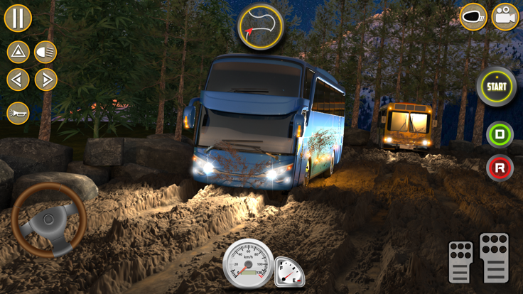 Offroad Mud Bus Simulator Game截图4