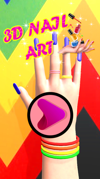 Nails Art Painting 3D Design截图4