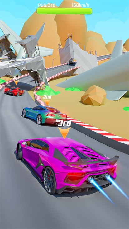 车祸特技赛车大师 Car Crash Stunt Race截图3