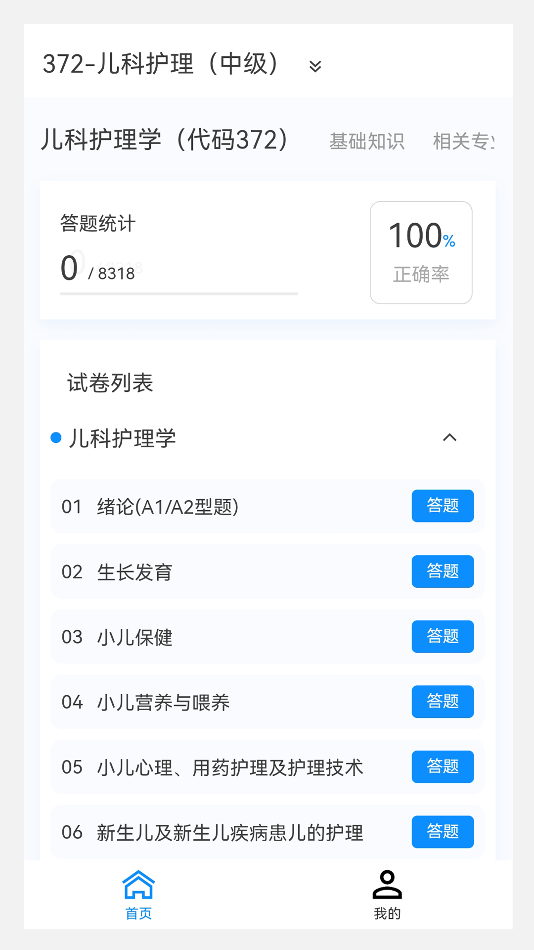 主管护师100题库v1.0.0截图1