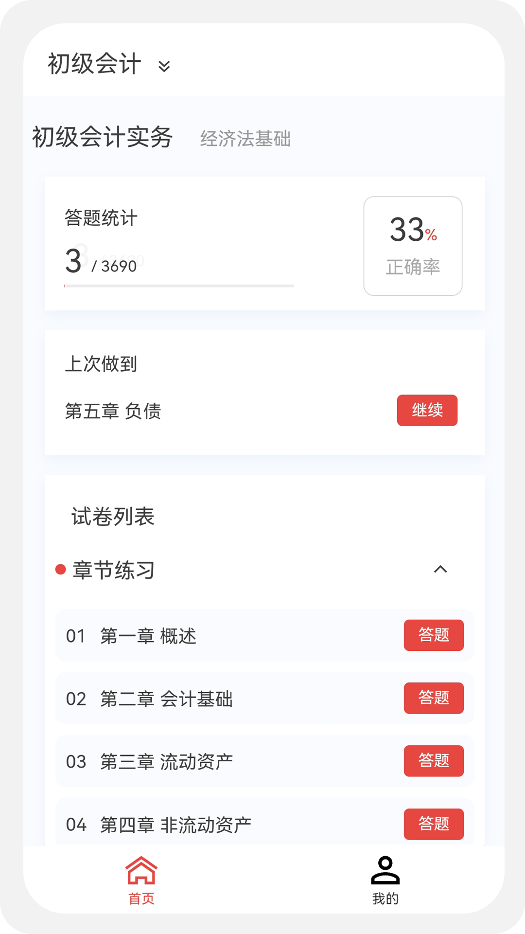 初级会计新题库v1.0.0截图3