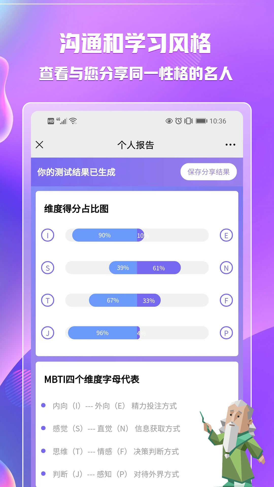 MBTI职业性格测试截图5