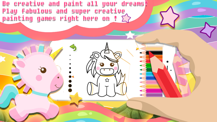 Little Pegasus Coloring Book截图1