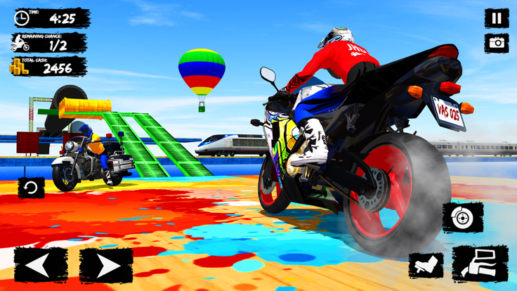 Mega Ramp Bike Stunt Race 3D截图5