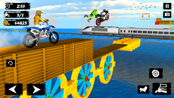 Mega Ramp Bike Stunt Race 3D截图3