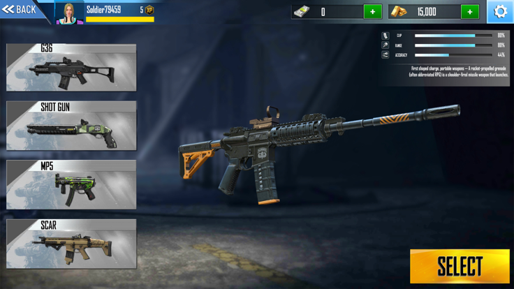 Gun Strike Battlegrounds Game截图4