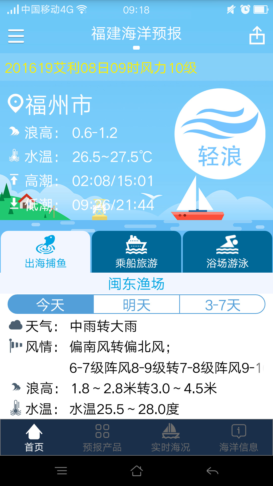 福建海洋预报截图3