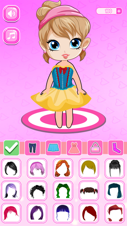 Fashion Famous Doll Dress Up截图4