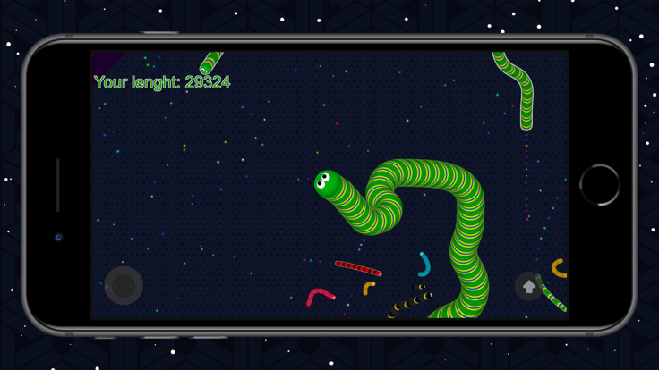 Wormio Snake Slither Worm截图4