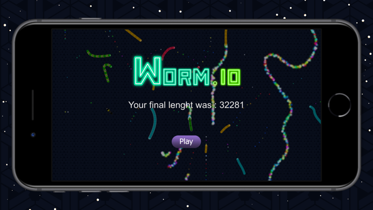 Wormio Snake Slither Worm截图2