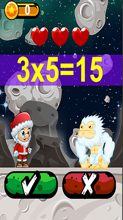 Santa vs Zombie Math 僵尸数学截图2