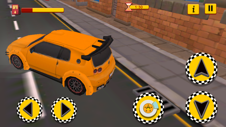 Blocky Taxi Drive Simulator 3D截图3