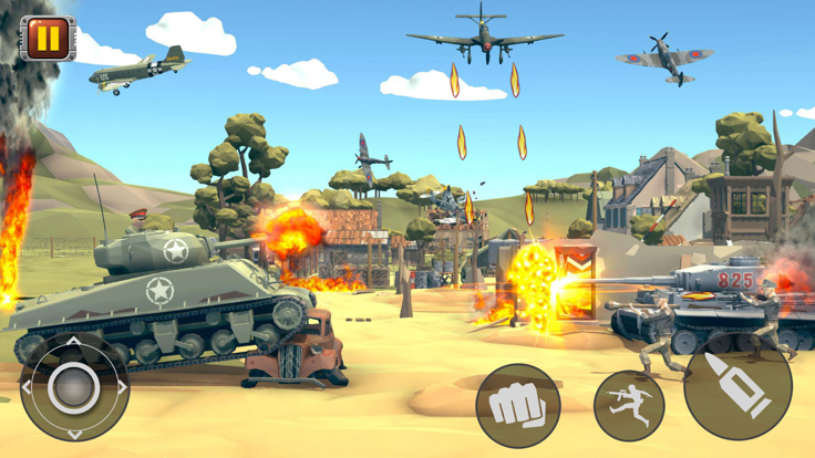 World War Gun Shooting Game 21截图1