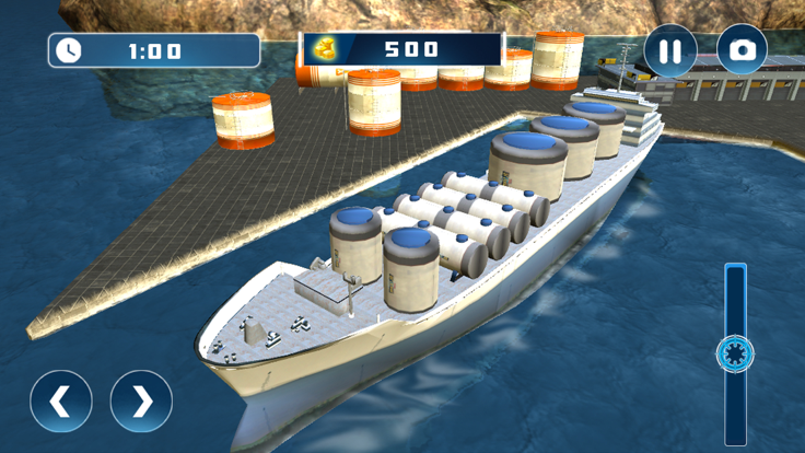 Oil Tanker Cargo Ship Sim 3D截图1