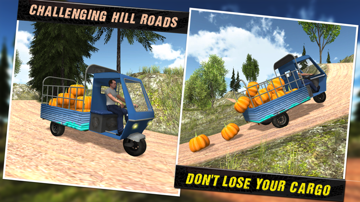 Offroad Tuk Tuk Mountain Climb截图2