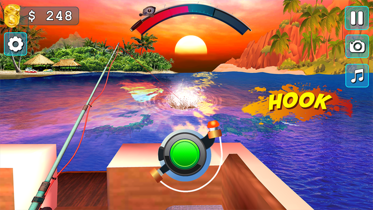 Hook Hunter Fishing Games 3D截图5