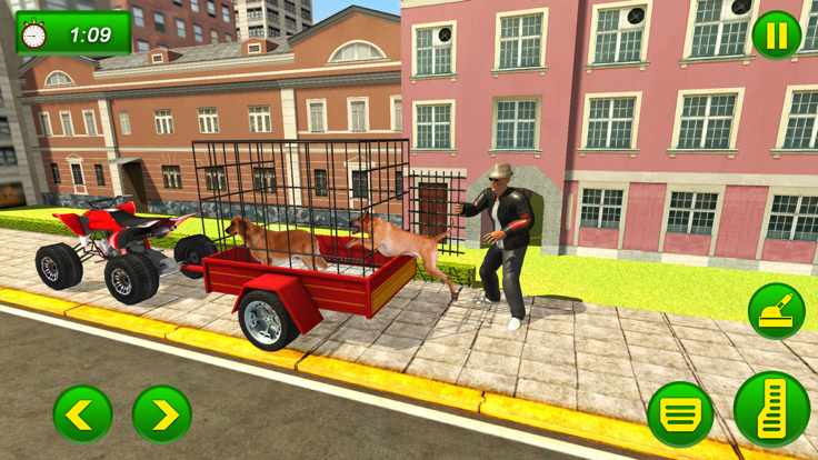 Pet Transport  Atv Dog Game截图3