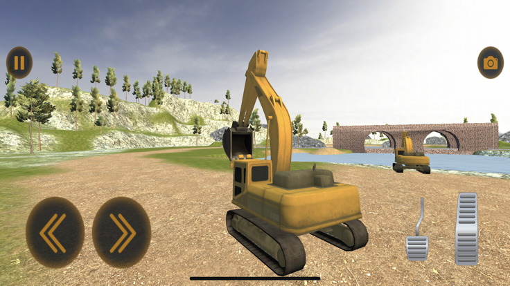 Excavator Crane Driving Sim截图3