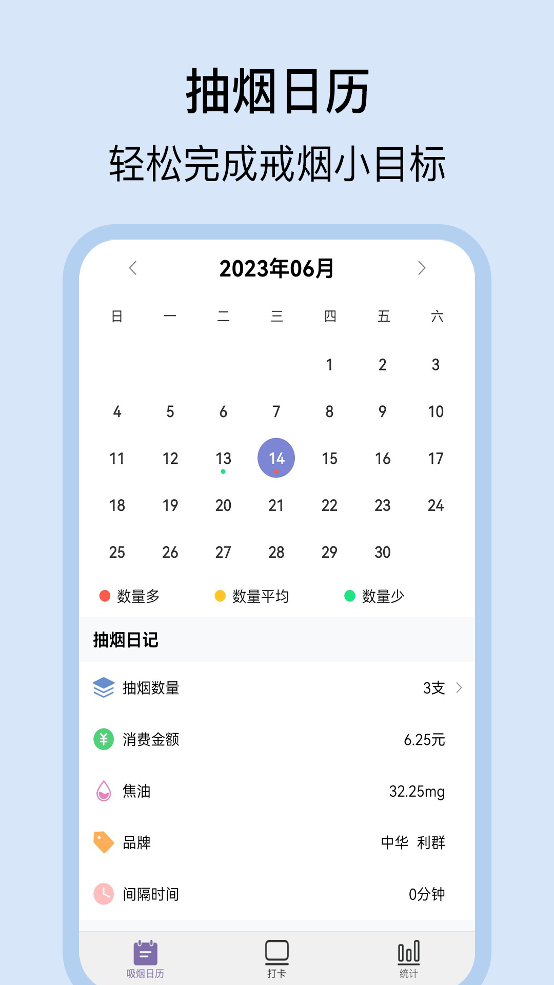 抽烟日记截图3