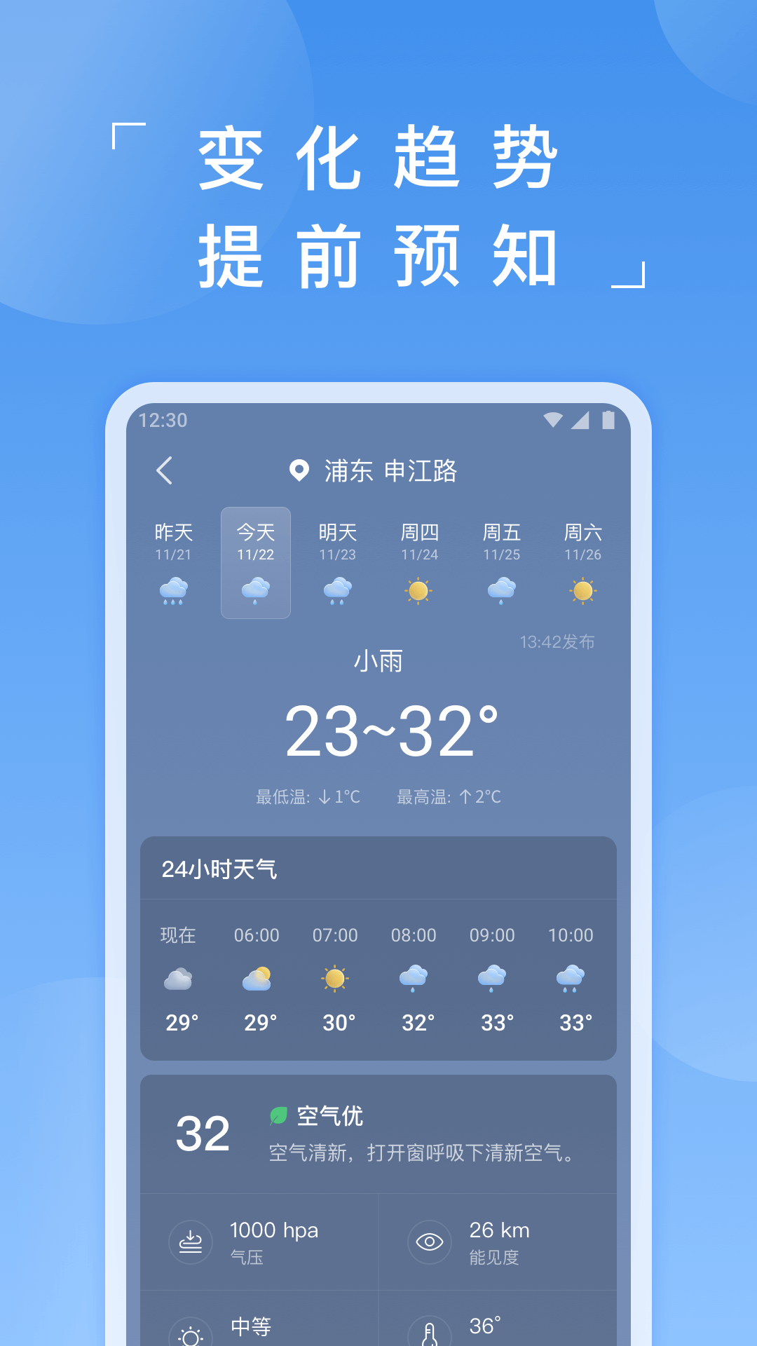 蚂蚁天气截图2