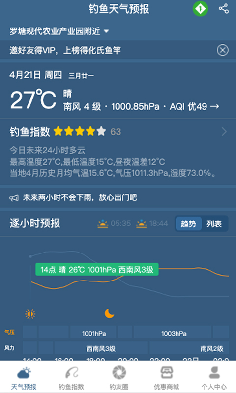 钓鱼天气预报v2.0.24截图4