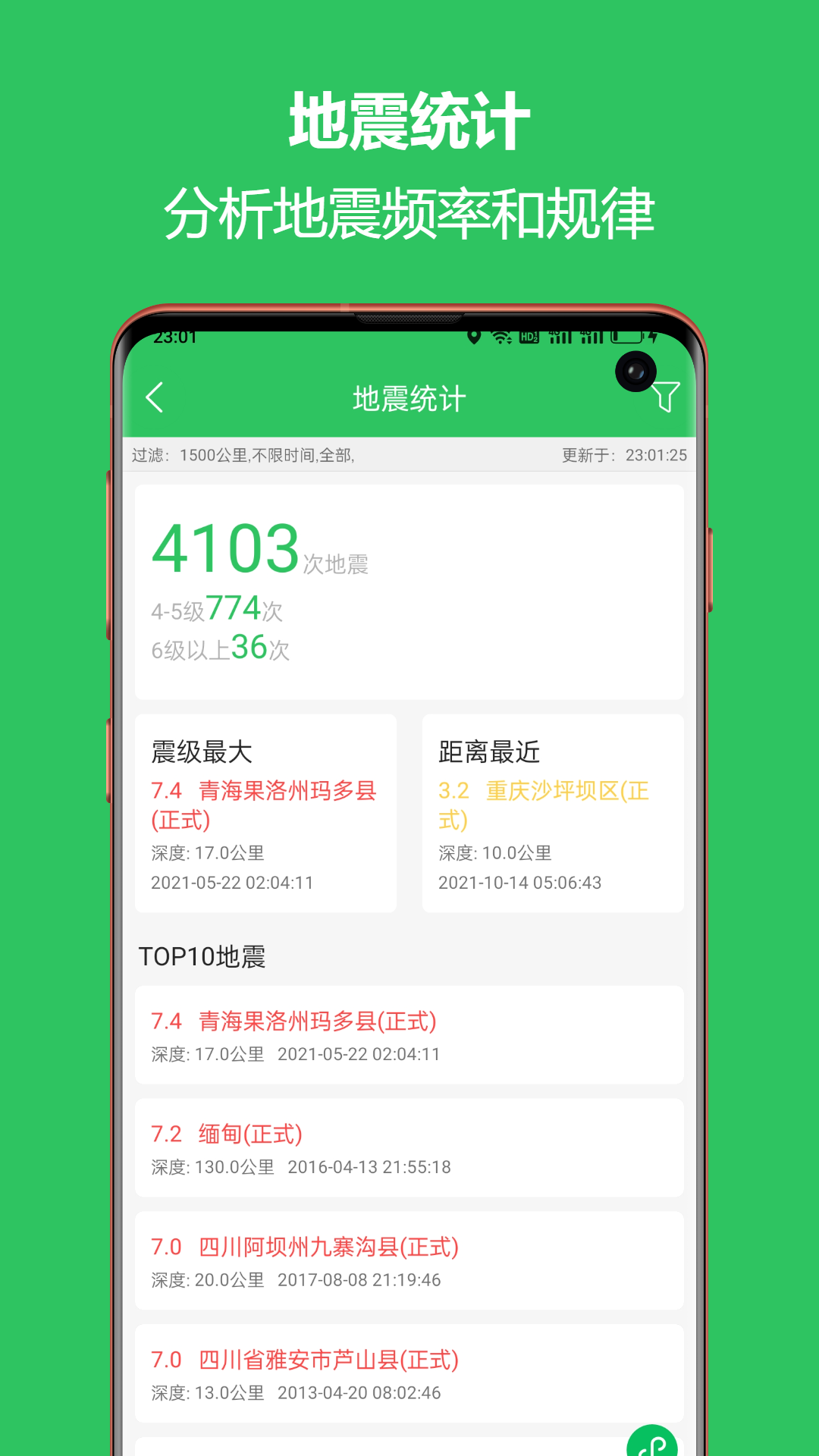 地震预警助手v2.6.01截图1