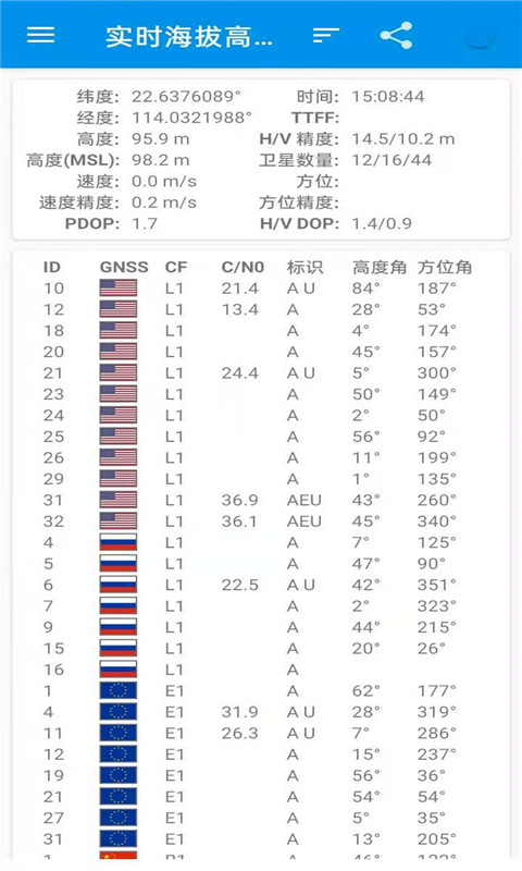 百斗卫星导航地图截图3