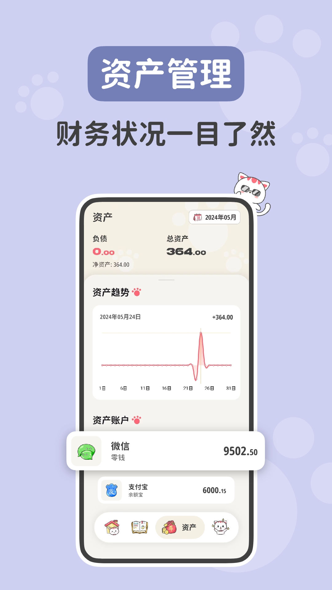 喵钱记账v1.1.2截图1