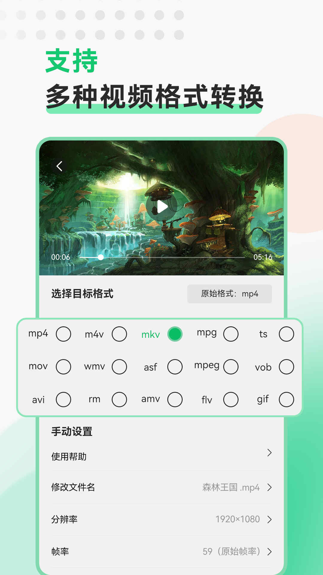 视频转换格式软件截图2
