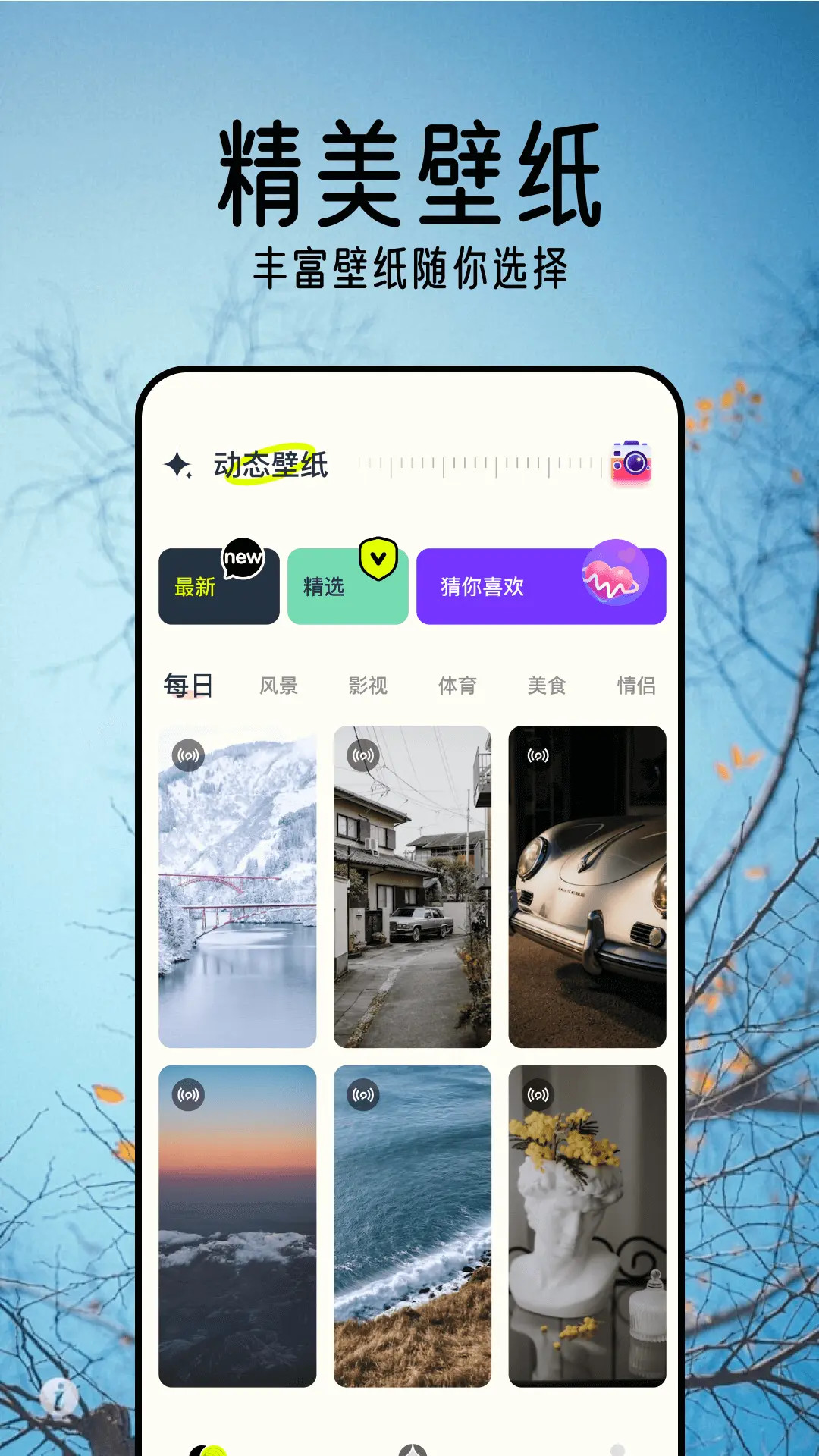 桌面壁纸精灵截图1