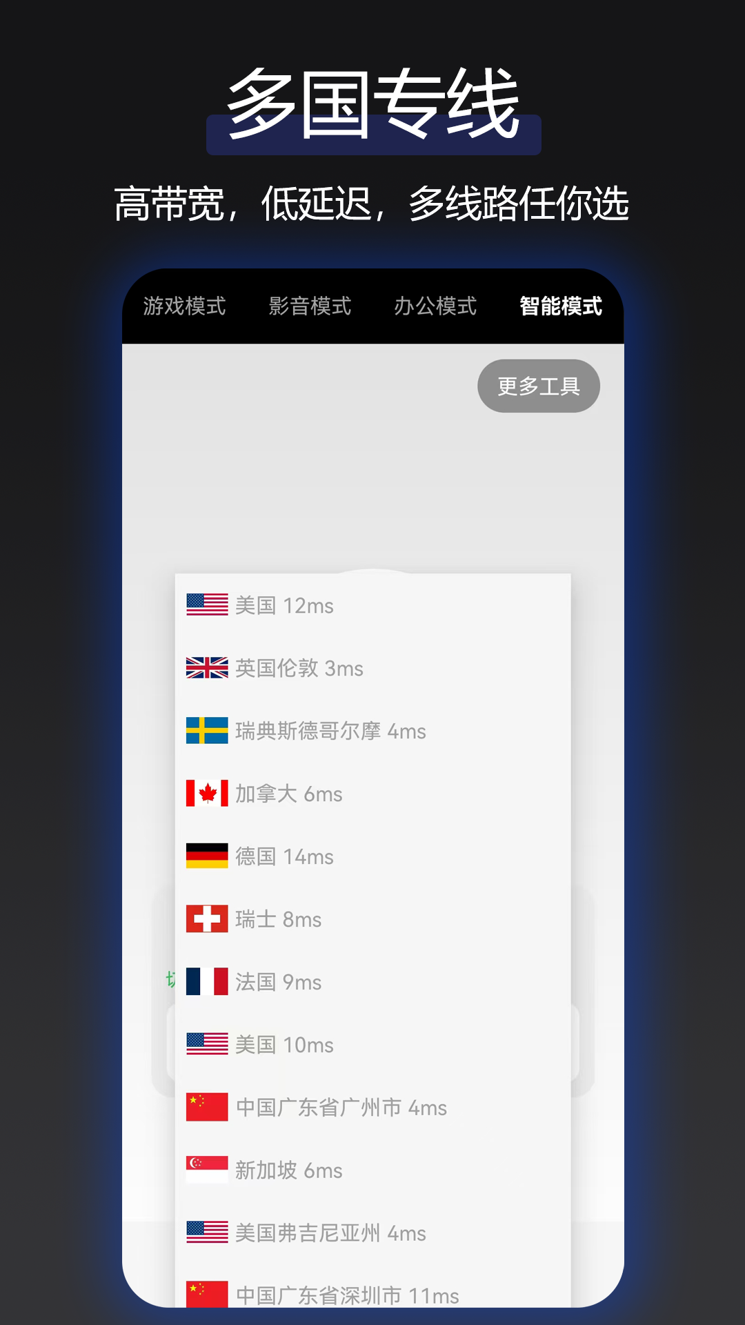 讯畅网络加速器截图3