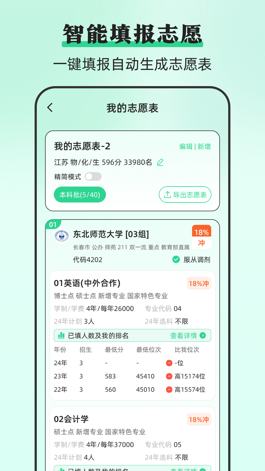 阳光志愿DeepLook截图3