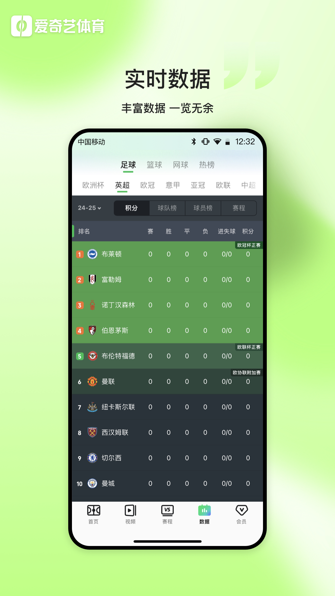 爱奇艺体育v12.9.6截图1