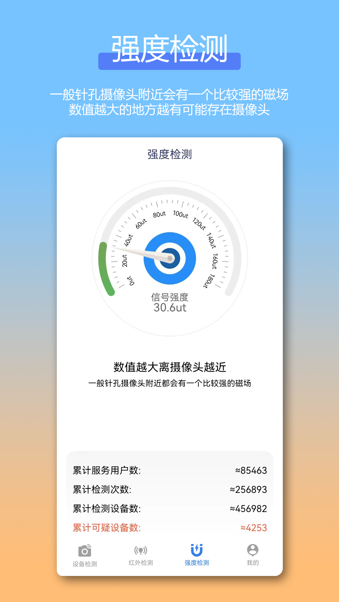 防偷拍针孔摄像头检测Cam截图4